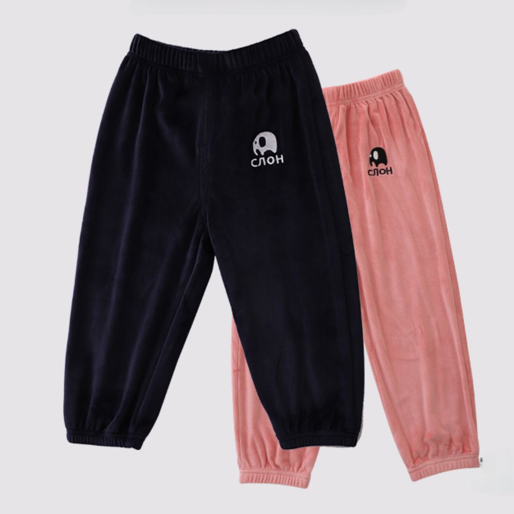 Cotton pants Autumn and winter baby boys' and girls' golden velvet lantern pants