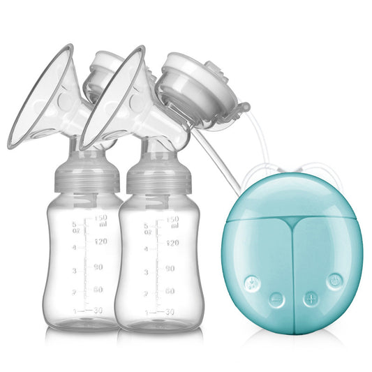 Best-selling Double Suction Baby Feeder Massage Moms Helper Hands Free Electric Breast Pump Bottle Milk Extractor