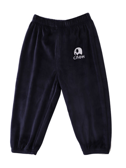 Cotton pants Autumn and winter baby boys' and girls' golden velvet lantern pants