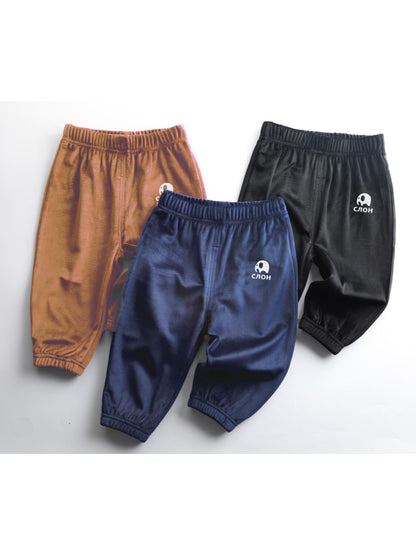 Cotton pants Autumn and winter baby boys' and girls' golden velvet lantern pants