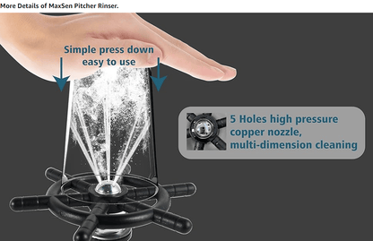 PSFC101 Coffee Cup Cleaner Baby Bottle Cleaner Kitchen Cleaning Equipment Glass cup washer, high pressure washing cupware SUS water pot washing beer cup milk cup strong cleaning machine household