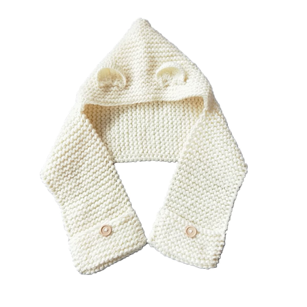 Baby Knitted Beanie Cute Cat Cub Fox with Cute Ear Photo Prop for Baby Boys Girls