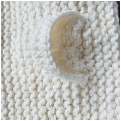 Baby Knitted Beanie Cute Cat Cub Fox with Cute Ear Photo Prop for Baby Boys Girls