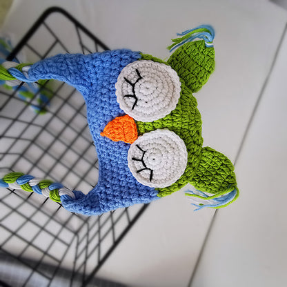Baby Knitted Beanie Cute Owl with Big EarsHat Photo Prop for Baby Boys Girls