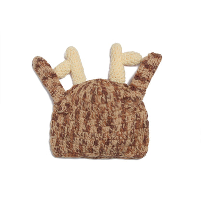 Baby Knitted Cute Hat Elk Hat Photo Prop for Baby Boys Girls