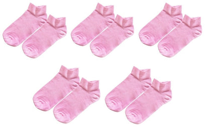 tittimitti® 98% ORGANIC COTTON Kid's Ankle Socks (5-pack). Ages 5