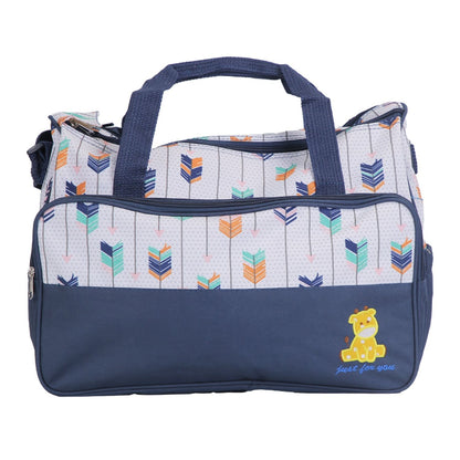 5Pcs Baby Nappy Diaper Bags Set Mummy Diaper Handbags with Diaper Pad Food Bag Bottle Bag Travel Tote Bags For Mom Dad